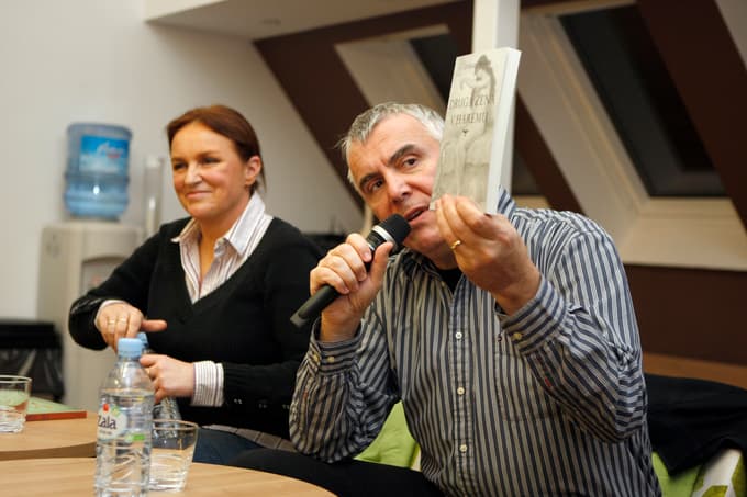 Z ženo Barbaro Lapajne Predin