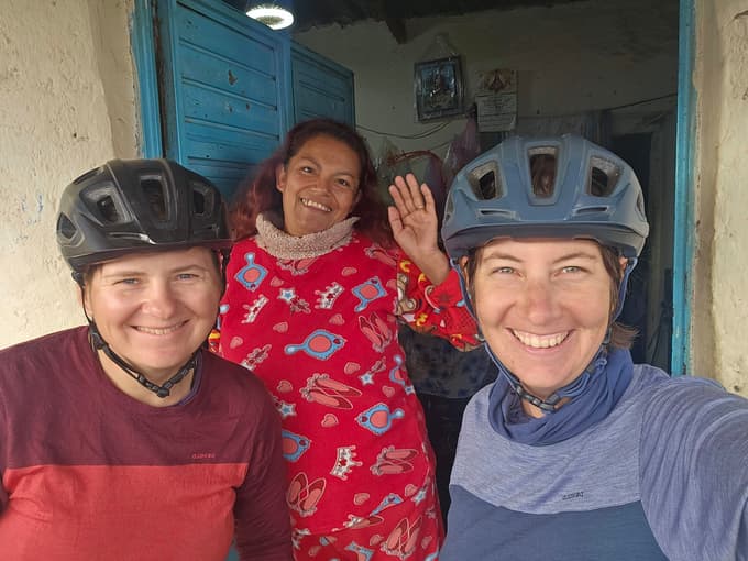 Lupita - prisrčna gostiteljica iz ene izmed rudniških vasi, ki nama je ponudila streho nad glavo