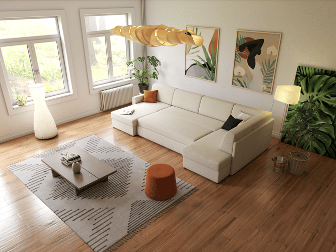 Dom, ustvarjen za udoben in sodoben način bivanja