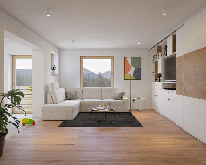 Dom, ustvarjen za udoben in sodoben način bivanja