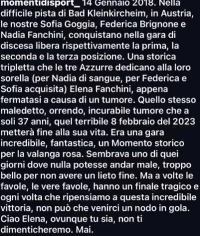 Ganljiv spomin na vrhunsko alpsko smučarko, ki je preminila pri 37-ih letih: "Zbogom, kjerkoli že si"