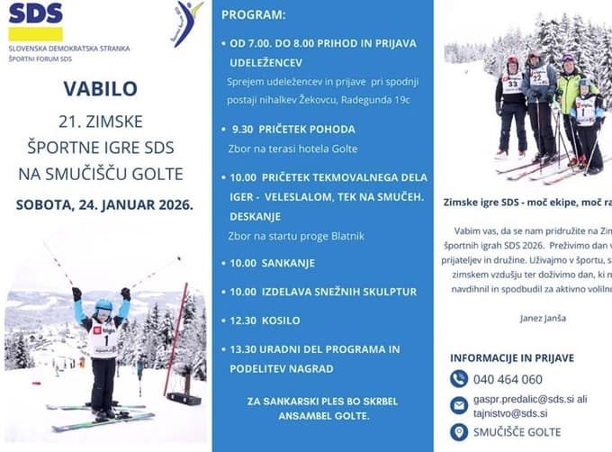 Janševi bi se sankali in izdelovali skulpture ... A veselo rajanje je odpadlo zaradi - idealnih razmer?