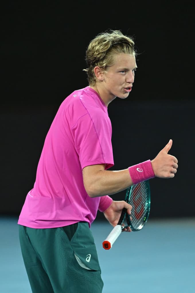 (FOTO) Žiga Šeško zmagovalec OP Avstralije v Melbournu