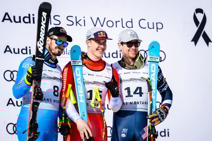 (FOTO) Von Allmen do druge smukaške zmage v sezoni, Hrobat 26.