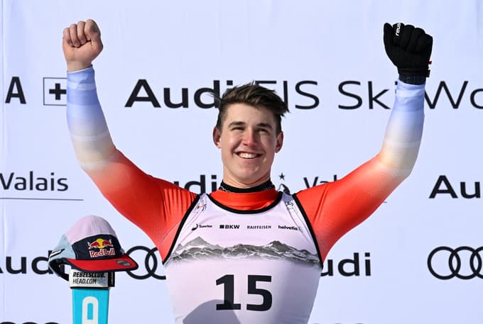 (FOTO) Von Allmen do druge smukaške zmage v sezoni, Hrobat 26.