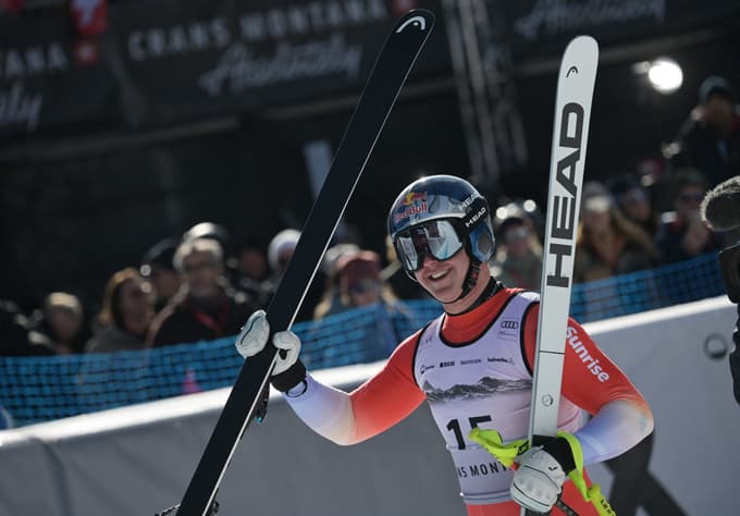 (FOTO) Von Allmen do druge smukaške zmage v sezoni, Hrobat 26.