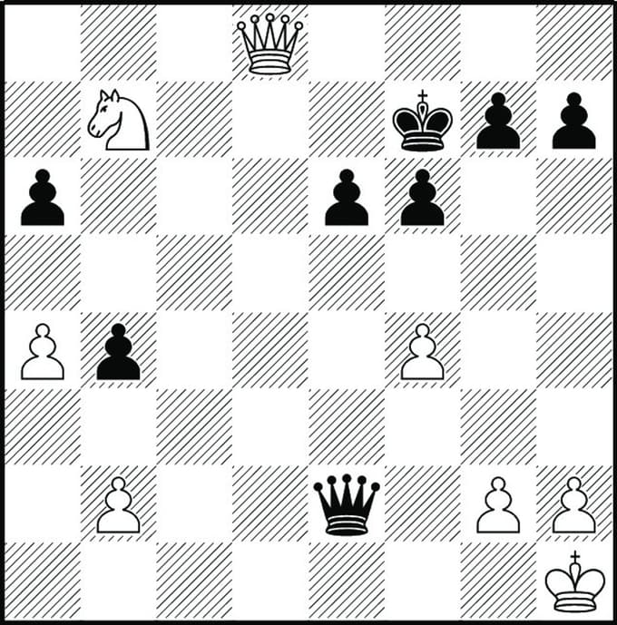 Ali najdete najhitrejšo pot do zmage? Na potezi je beli, Bruno Parma.