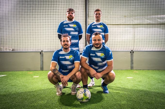 Prvaki hodečega nogometa iz NK Slivnica.