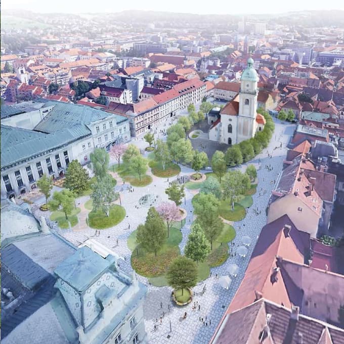 Načrt za prenovo Slomškovega trga