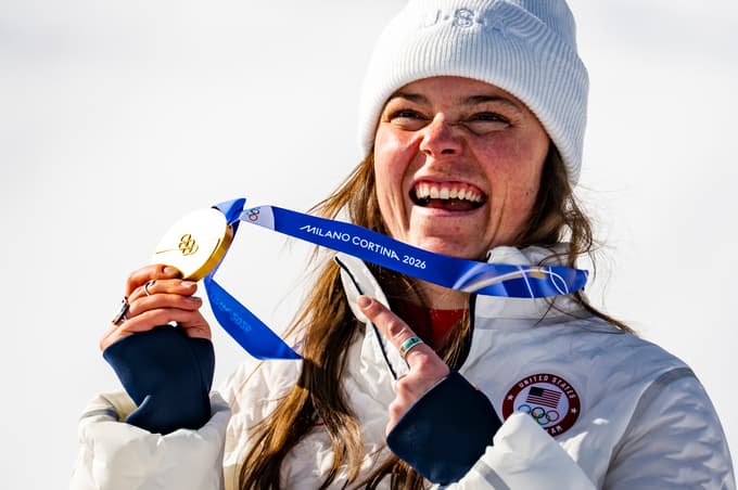 V nedeljo je osvojila svojo prvo zlato olimpijsko medaljo. 