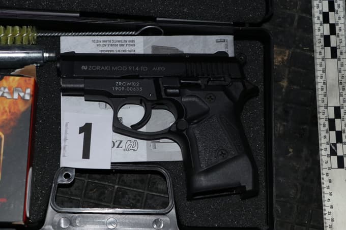 Zasežena plinska pištola