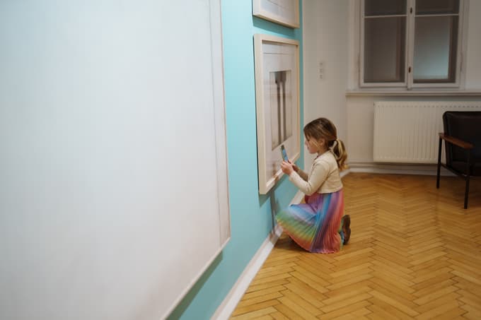 Ob odprtju razstave Bogdan Borčić v KGLU