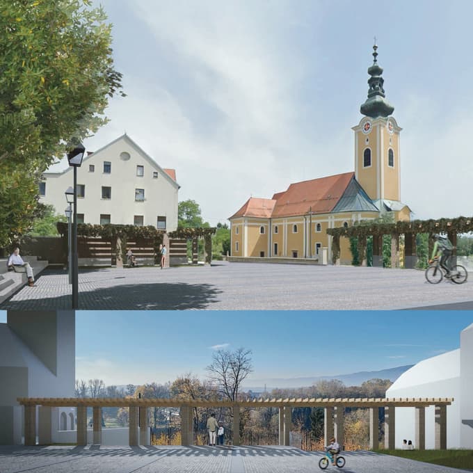 (FOTO) Prenovljen trg v Malečniku: Ste videli, kako bo izgledal?