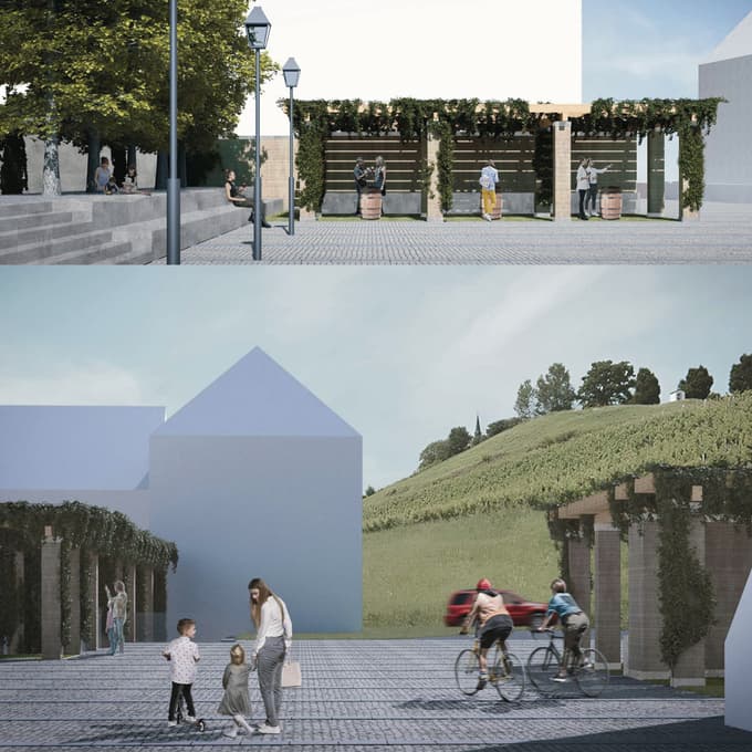 (FOTO) Prenovljen trg v Malečniku: Ste videli, kako bo izgledal?