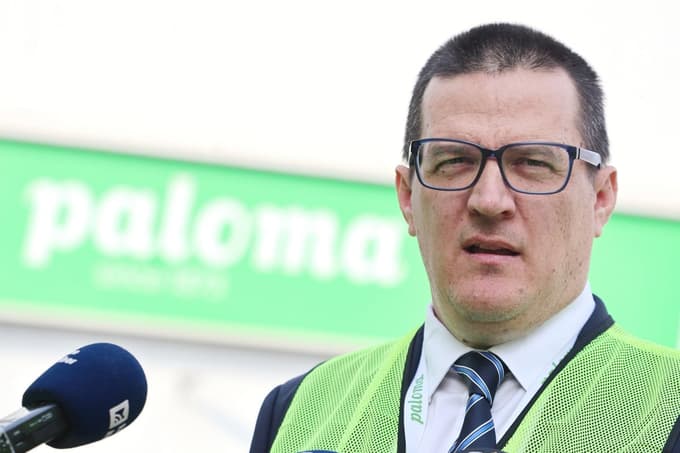 Jernej Tovšak, predsednik uprave Palome: "V sklopu tega projekta sledita še ena proizvodna linija in širitev avtomatskega regalnega skladišča."