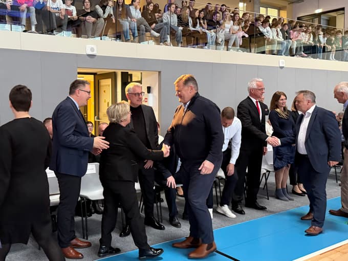 (FOTO) Nova dvorana v Slovenj Gradcu: Večmilijonski projekt države, občina prispevala le 120 tisoč evrov