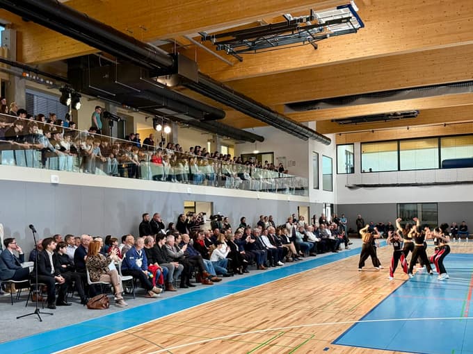 (FOTO) Nova dvorana v Slovenj Gradcu: Večmilijonski projekt države, občina prispevala le 120 tisoč evrov