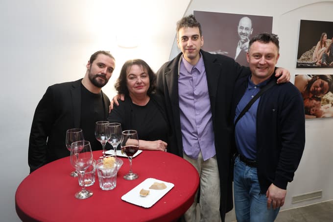 Občinstvo na Ptuju so nasmejali Blaž Popovski, Mojca Partljič in Mak Tepšić.