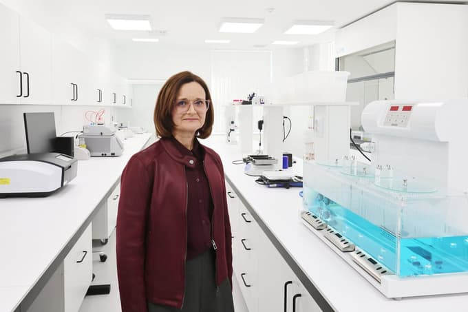 Vodja kontrolno analiznega laboratorija Polona Gričnik Vozelj