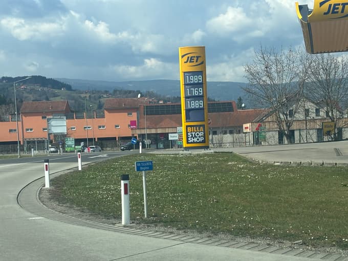 V Avstriji so cene goriv precej višje kot v Sloveniji. 