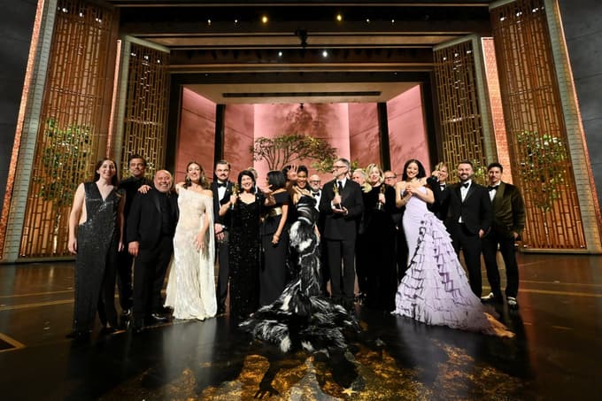 (FOTO) Ena bitka za drugo na 98. podelitvi osvojil oskarja za najboljši film