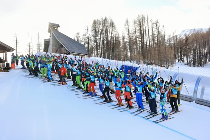 (FOTO) Metri in sekunde odločali po 12 urah smučanja na Peci: Noge in celo telo sta povsem utrujena
