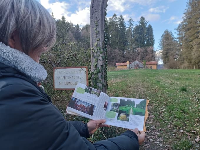 Zelenjavni vrt na dvorcu Gutenbuchel danes in nekoč, ko sta ga popisali Nataša Dolejši in Barbara Pajk.