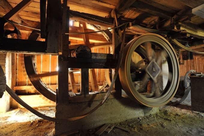 Mehanizem Erčeve žage v spodnjem prostoru