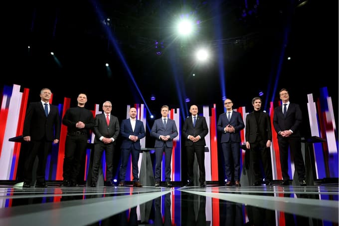 Predstavniki strank, ki so bili povabljeni na soočenje na TV Slovenija.