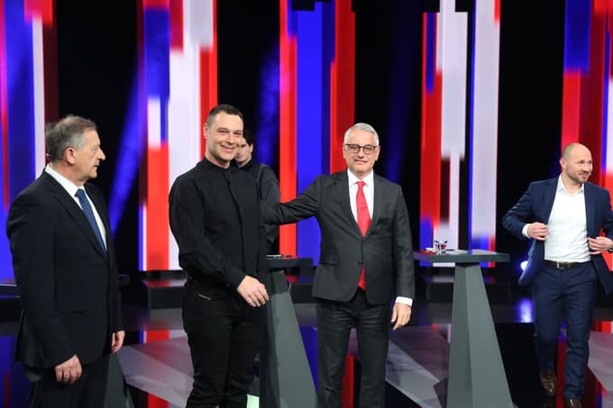 Karl Erjavec, Miha Kordiš, Matjaž Han in Jernej Vrtovec