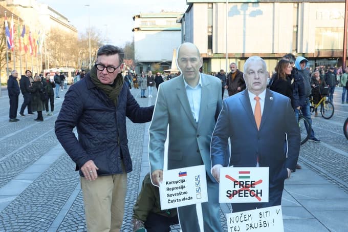 Shod Na volitve! na Trgu republike v Ljubljani