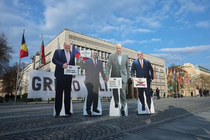 Shod Na volitve! na Trgu republike v Ljubljani
