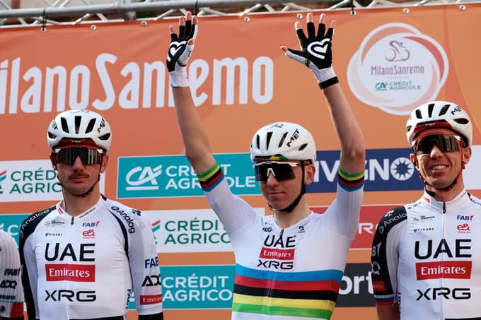 Pogačar do četrtega spomenika po veliki zmagi v Sanremu