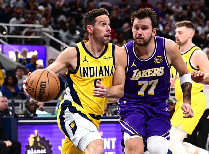 (FOTO) Dončić v zmagi Los Angelesa nad Indiano do 43 točk