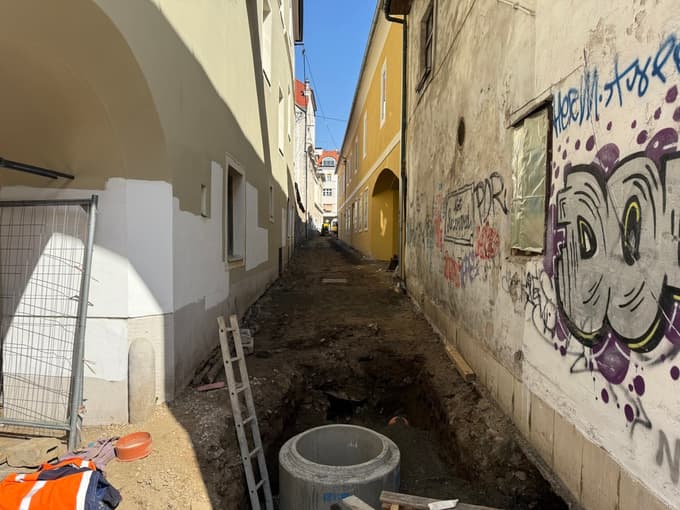 Obnova historičnega prehoda v Gospejni ulici 