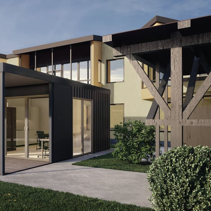 Mobilni hiški za Center Gustava Šiliha: Maribor z inovativnim pristopom do rešitve za prostorsko stisko v šolstvu