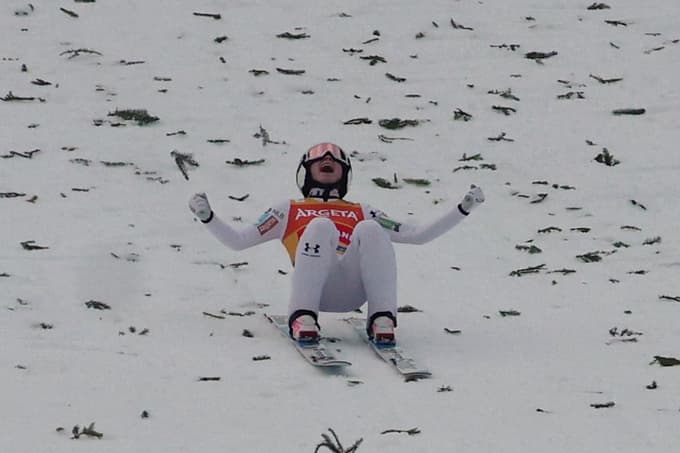 (FOTO) Je kaj lepšega kot svetovni rekord v Planici? "To je najboljši dan v moji karieri!"