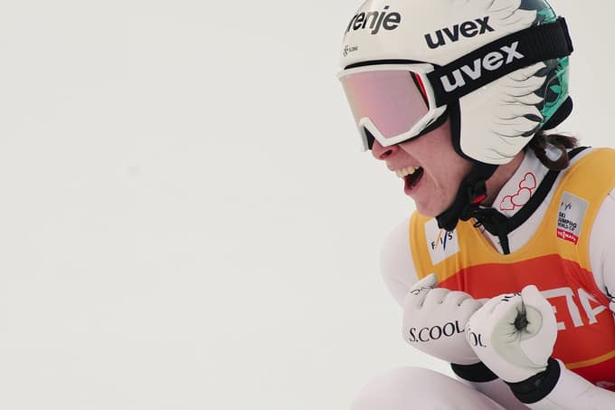 (FOTO) Je kaj lepšega kot svetovni rekord v Planici? "To je najboljši dan v moji karieri!"