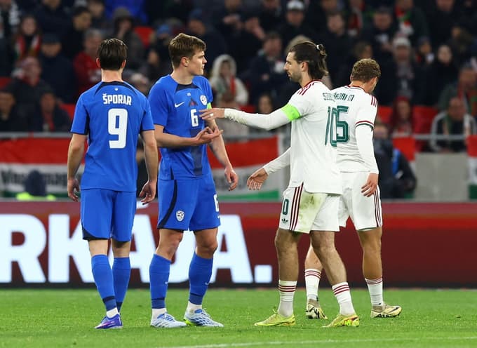 (FOTO) Madžari ob koncu strli Slovence, Cesar selektorsko pot začel s porazom
