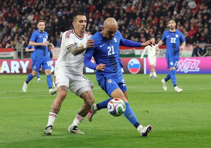 (FOTO) Madžari ob koncu strli Slovence, Cesar selektorsko pot začel s porazom