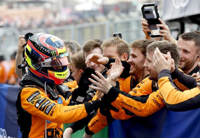 (FOTO) Italijan Kimi Antonelli zmagal na VN Japonske za vodstvo v SP