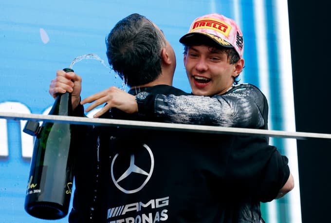 (FOTO) Italijan Kimi Antonelli zmagal na VN Japonske za vodstvo v SP