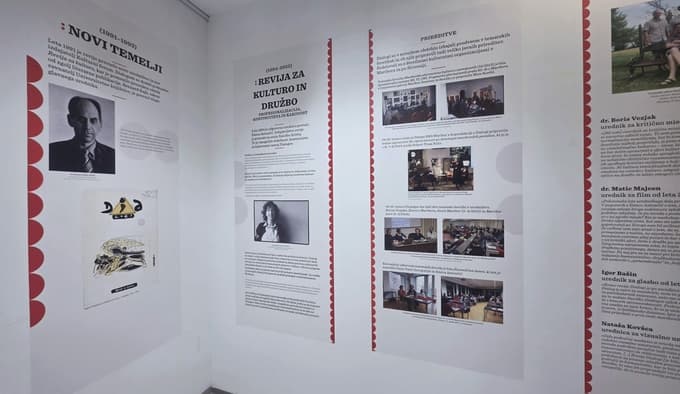 Razstava nas popelje skozi celotno 61-letno zgodovino Dialogov.