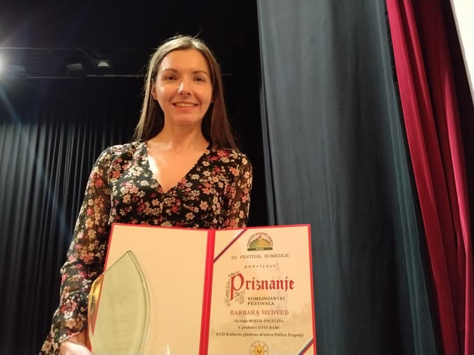 Barbara Medved: "Zgodba o pohlepu in zavisti je primerna za današnji čas."