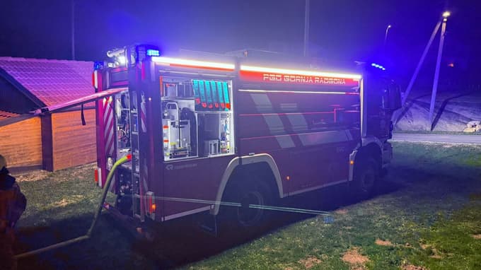 (FOTO) V Gornji Radgoni zagorela starejša hiša