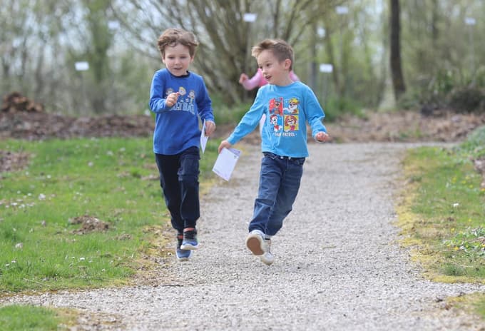 Slovenija, Pivola, 6.4.2026 - iskanje velikonočnih pirhov v Botaničnem vrtu
