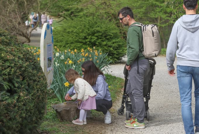 Slovenija, Pivola, 6.4.2026 - iskanje velikonočnih pirhov v Botaničnem vrtu