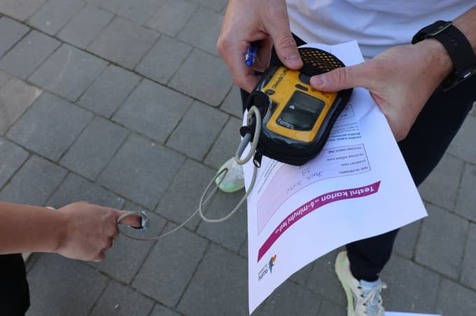 Meritev srčnega utripa je sledila tudi po opravljenem testu