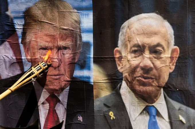 Protestniki na Filipinih krivdo za vojno v Iranu pripisujejo Trump u in Netanjahuju