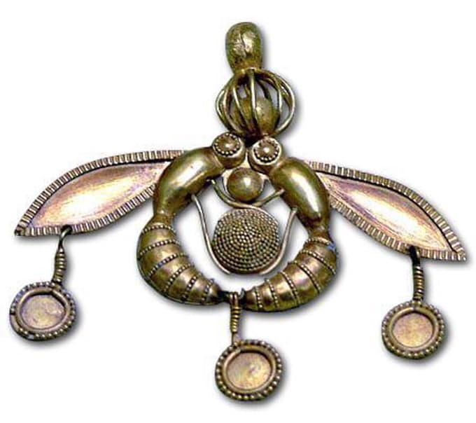 Obesek iz časa minojske kulture, 1700-1550 pr. n. št.